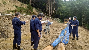 令和4年9月7日農林現地調査(白川幹線用水路)