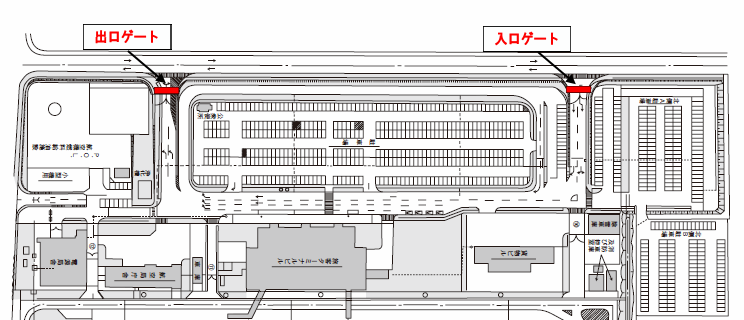 山形空港の駐車場について(駐車場図)